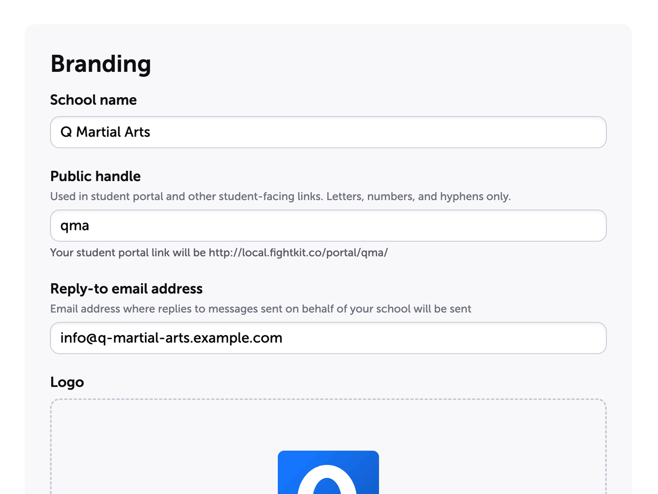 Organization settings